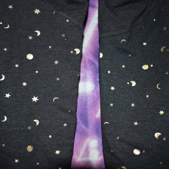 Old Navy Gray with Gold Celestial Active Ankle High Rise Balance Legging L - Picture 6 of 6